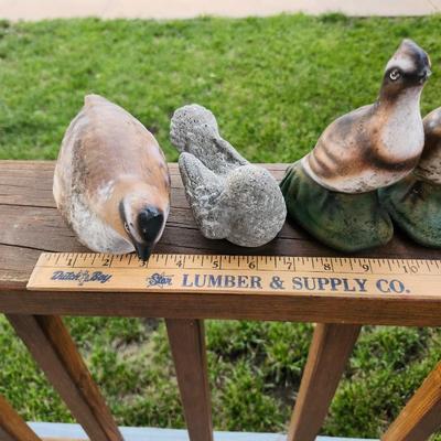 Outdoor decorations cement decorative birds