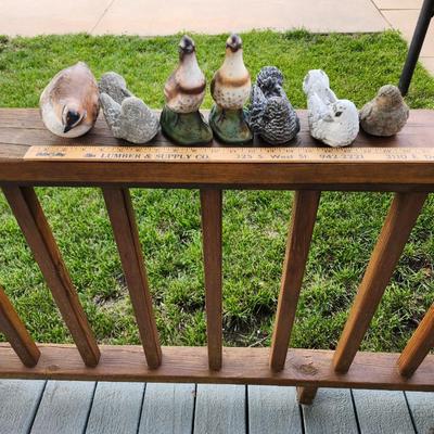 Outdoor decorations cement decorative birds