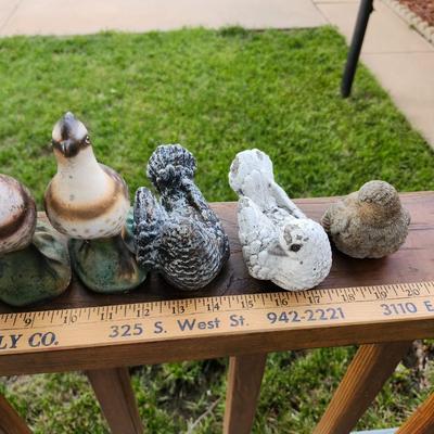 Outdoor decorations cement decorative birds