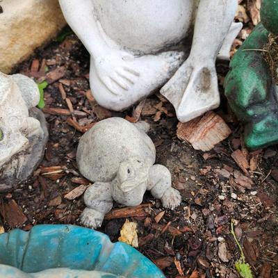 Outdoor decorations cement decorative Frogs and Turtle
