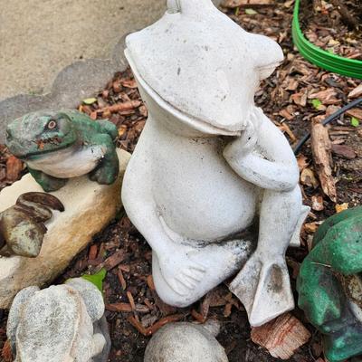 Outdoor decorations cement decorative Frogs and Turtle