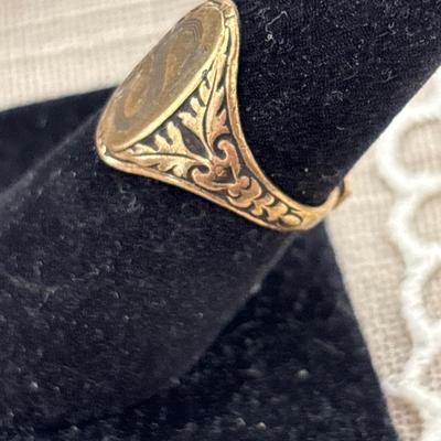 Gold tone adjustable S ring