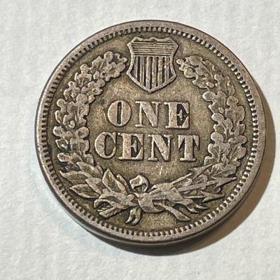 1859 VERY FINE CONDITION INDIAN HEAD CENT AS PICTURED.