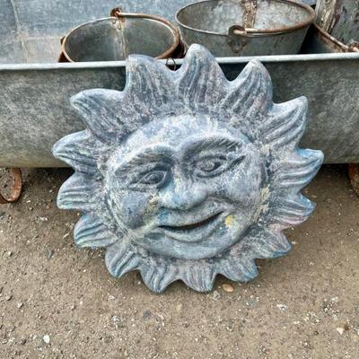 Decorative Terra Cotta Sun Face