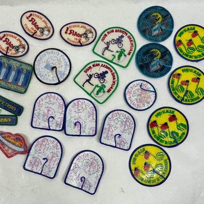 Girl Scouts GSUSA Activity patches lot - camping, overnights, Nut Sales, Rededication, etc