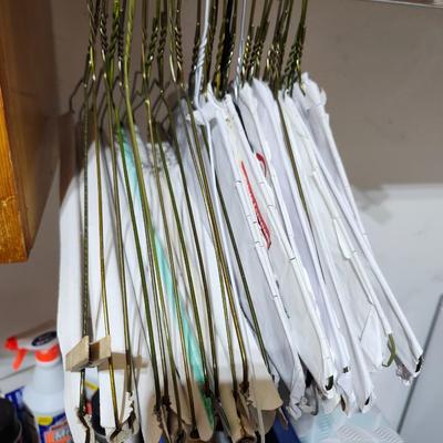 Miscellaneous house hold lot, with white shelf,