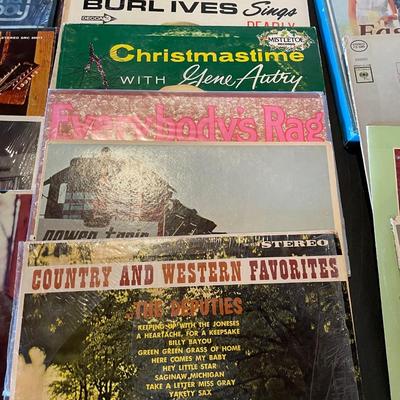 AN ASSORTMENT OF VINYL RECORDS