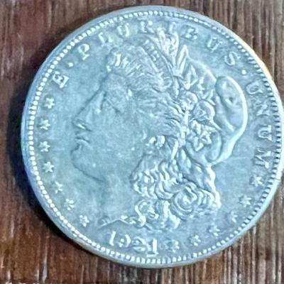 1921 Morgan Silver Dollar