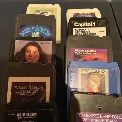 MUSIC ON CD’S. & 8 TRACK TAPES