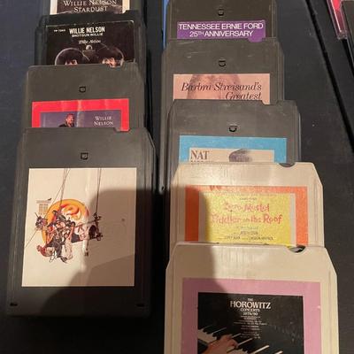 MUSIC ON CD’S. & 8 TRACK TAPES