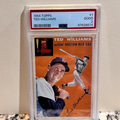1954 Topps #1 Ted Williams Card