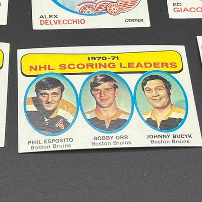 LOT 30: 1971-72 NHL Hockey Cards - Bernie Parent, Dave Keon and More