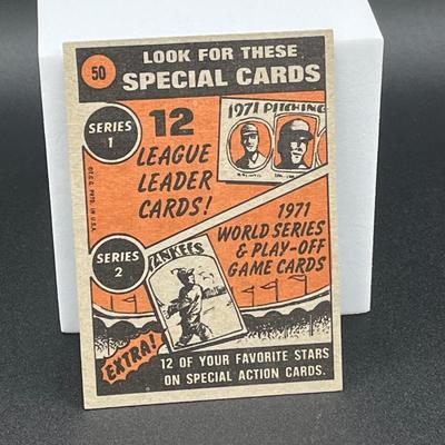 LOT 31: 1972 Topps Baseball In Action Cards - Hank Aaron, Roberto Clemente and More