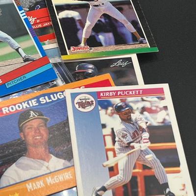 LOT 49: Mixed Lot of MLB Baseball Cards - Randy Johnson and Gary Sheffield Rookie Cards, Willie Mays, Steve Carlton and More