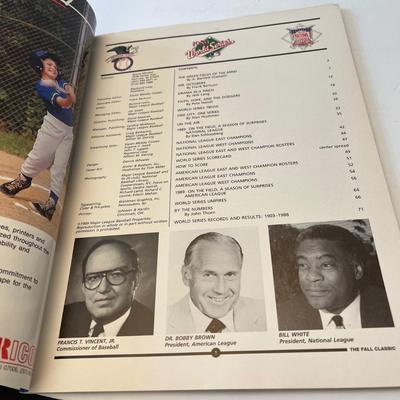 LOT 64: World Series Programs - 1987, 89, 90, 91