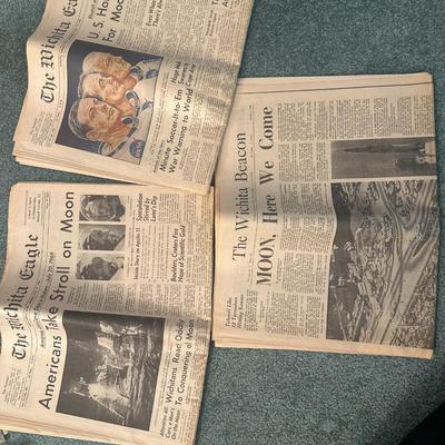 Vintage newpaper and Magazine including Life, and newpaper from 1940's