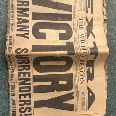 Vintage newpaper and Magazine including Life, and newpaper from 1940's