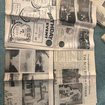 Vintage newpaper and Magazine including Life, and newpaper from 1940's