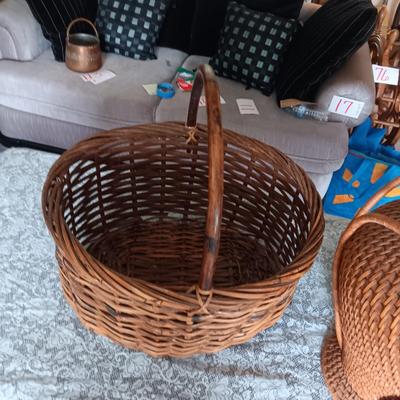 2 HANDMADE BASKETS