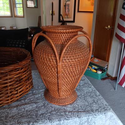 2 HANDMADE BASKETS