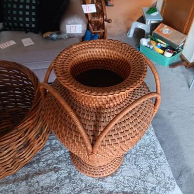 2 HANDMADE BASKETS