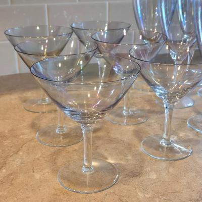 Beautiful Iridescent Stemware