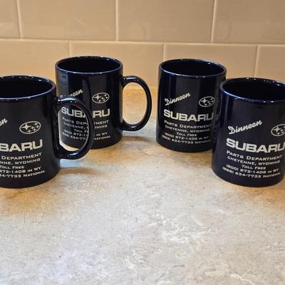 (4) Subaru Coffee Mugs