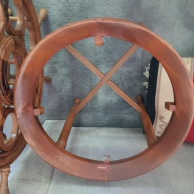 BRASS BOWL TOP TABLE