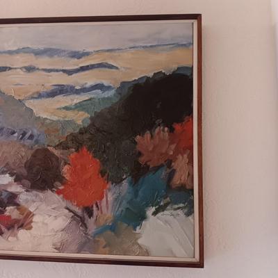 SIGNED OIL PAINTING DATED '84