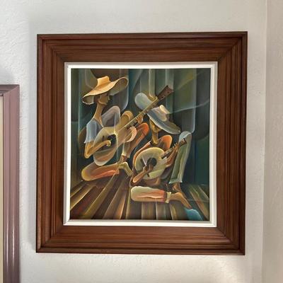 SIGNED OIL PAINTING BY NICHOLAS SANTUANGCO