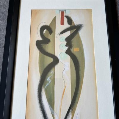 SIGNED BY ALFRED GOCKEL "FORCE OF NATURE II" ABSTRACT