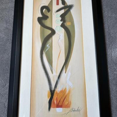 SIGNED BY ALFRED GOCKEL "FORCE OF NATURE II" ABSTRACT