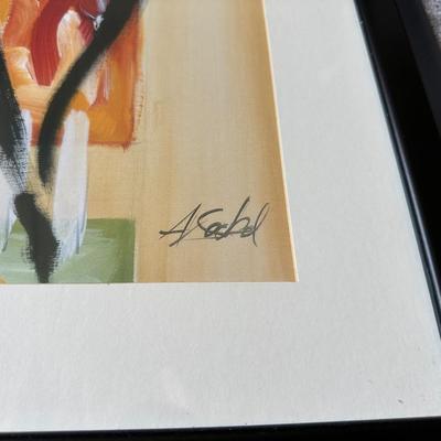 SIGNED BY ALFRED GOCKEL "FORCE OF NATURE" ABSTRACT