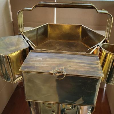 1960's ASIAN BRASS NOODLE CART