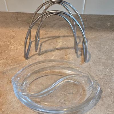 Nut or Relish Dish and Napkin Holder