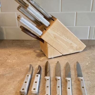 Knives and Knife Block Set