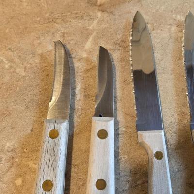 Knives and Knife Block Set