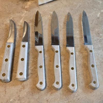Knives and Knife Block Set