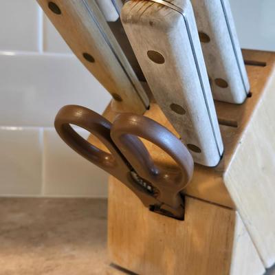 Knives and Knife Block Set