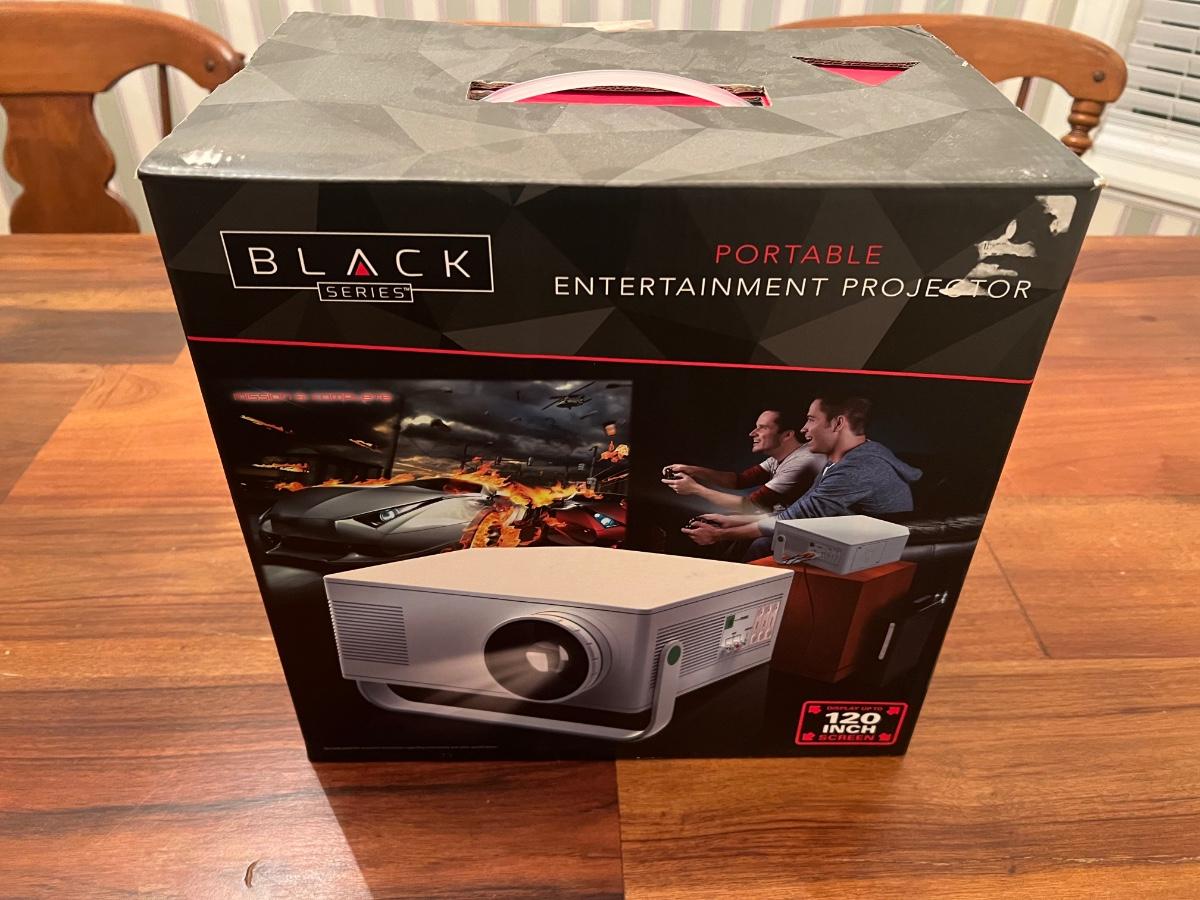 Black Portable Entertainment Projector