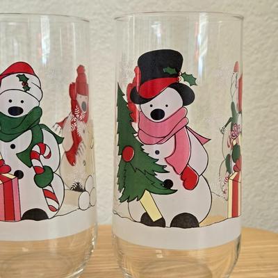 Vintage Snowman Tumblers