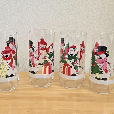 Vintage Snowman Tumblers