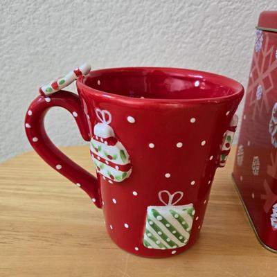 Holiday Mug with Matching Containers