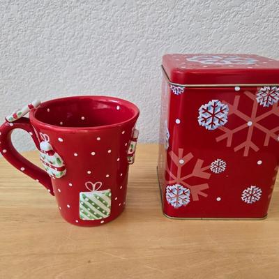 Holiday Mug with Matching Containers