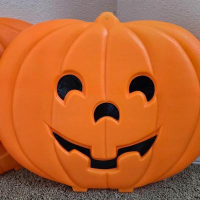 Large Light Up Jack O Lantern Deco