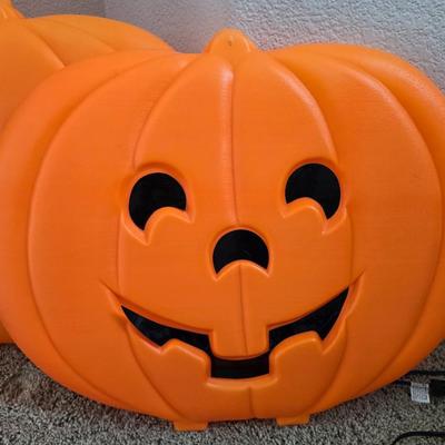 Large Light Up Jack O Lantern Deco