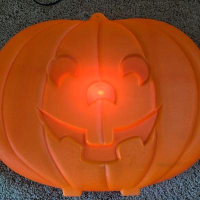 Large Light Up Jack O Lantern Deco