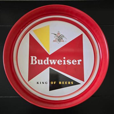 Budweiser Serving Tray & Coasters