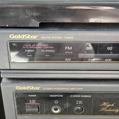 Goldstar Music Center CD, Record Player, & Radio