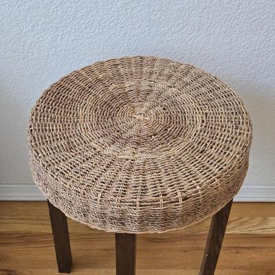 Rattan Woven Side Table